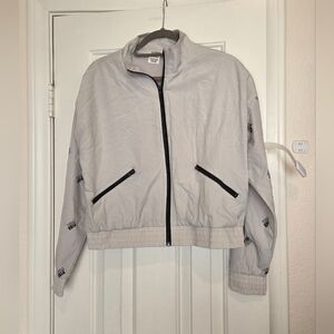 Victoria's Secrwt light gray bomber jacket